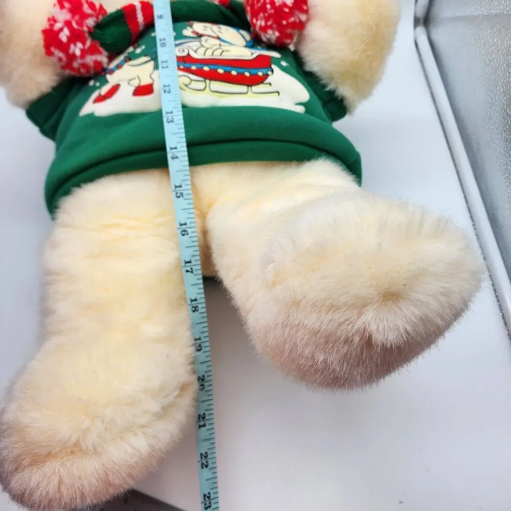Vintage 1988 Kmart Dan Dee Our Christmas Teddy Boy Bear Plush 21